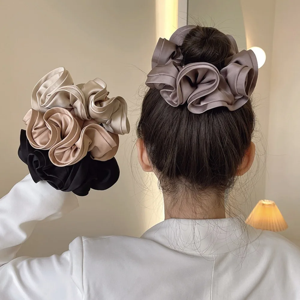 Quality Hair Rope Tie Elastic Ponytail Holder Headwear Silk Scrunchie Oversized Hair Scrunchies Solid Satin Hair Bands
Quality Hair Rope Tie Elastic Ponytail Holder Headwear Silk Scrunchie Oversized Hair Scrunchies Solid Satin Hair Bands