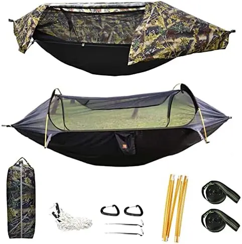 Hammock Tent, Hammock & Ground Tent & Swing 3 in 1with Mosquito Net Waterproof Lightweight Bag Widesea Alcohol stove Survival к
Hammock Tent, Hammock & Ground Tent & Swing 3 in 1with Mosquito Net Waterproof Lightweight Bag Widesea Alcohol stove Survival к