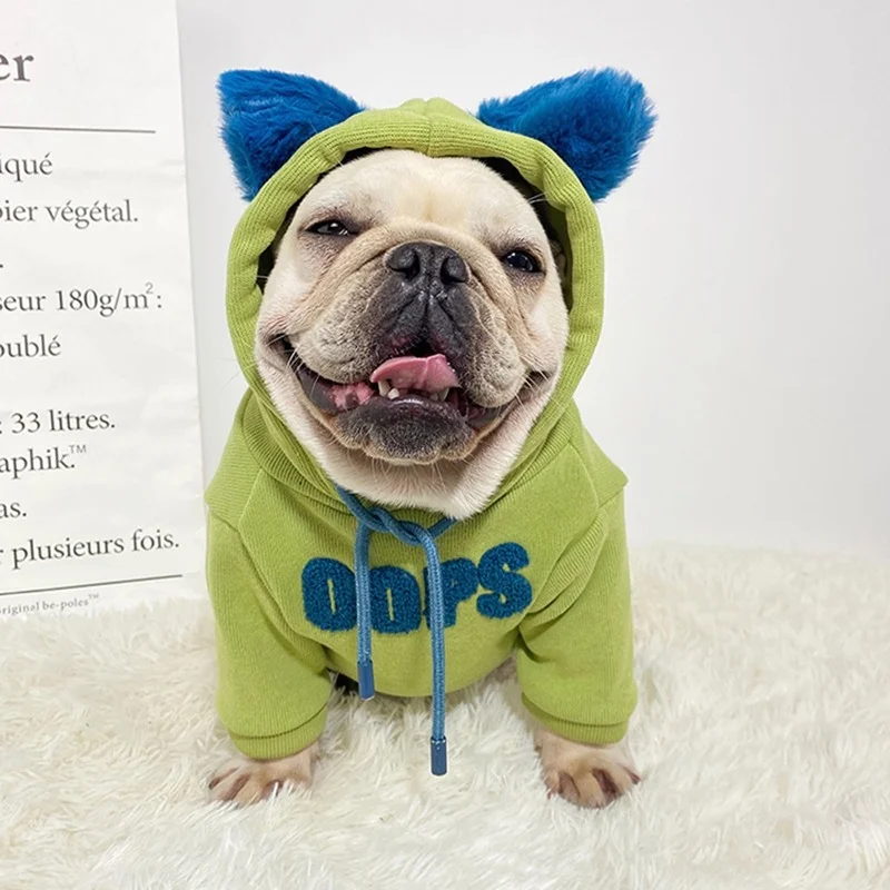 Winter Dog Clothes Warm French Bulldog Hoodie for Puppy York Sweatshirt Suit Schnauzer Chihuahua Pug Luxury Designer Dog Clothes
Winter Dog Clothes Warm French Bulldog Hoodie for Puppy York Sweatshirt Suit Schnauzer Chihuahua Pug Luxury Designer Dog Clothes