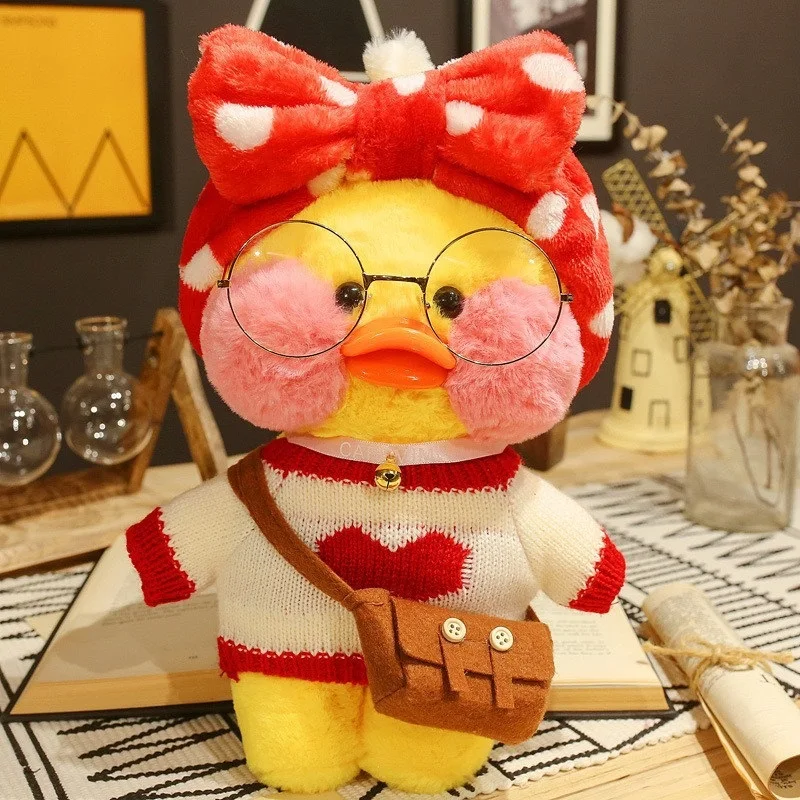 Kawaii Lalafanfan Duck Plush Toy With Glasses Net Red Duckling Plush Toy Animal Doll Holiday & Birthday Gift Duck Ornaments
Kawaii Lalafanfan Duck Plush Toy With Glasses Net Red Duckling Plush Toy Animal Doll Holiday & Birthday Gift Duck Ornaments