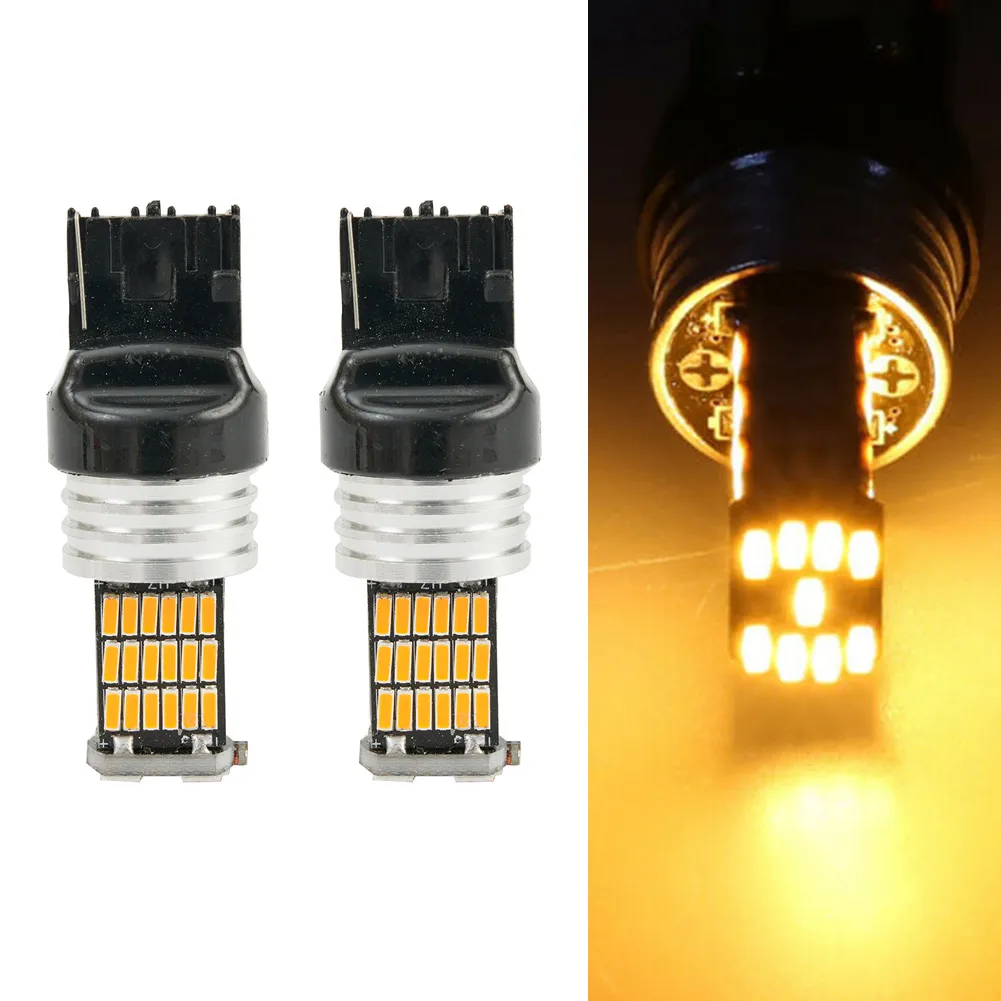 2pcs 12V Car Turn Signal Light Taillight Brake Stop Lights LED Bulb T20 W21w Wy21w 7440 DC9V-18V 3000K Amber Reversing Lamp
2pcs 12V Car Turn Signal Light Taillight Brake Stop Lights LED Bulb T20 W21w Wy21w 7440 DC9V-18V 3000K Amber Reversing Lamp
