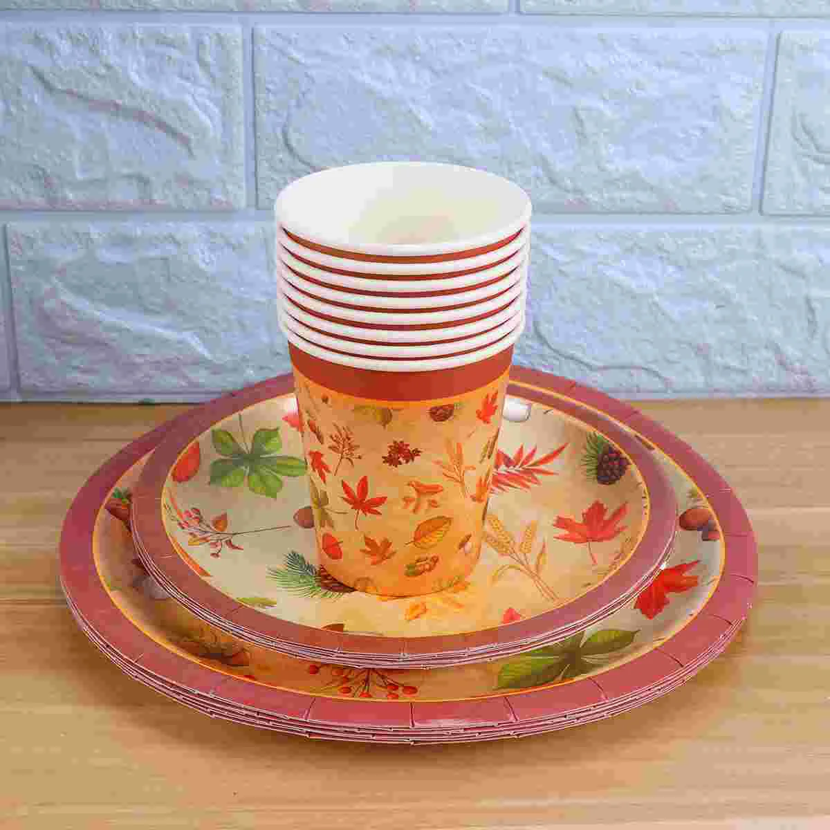 44Pcs Party Paper Dinnerware Dinnerware Cups Thanksgiving Party Ornament Thanksgiving 
44Pcs Party Paper Dinnerware Dinnerware Cups Thanksgiving Party Ornament Thanksgiving