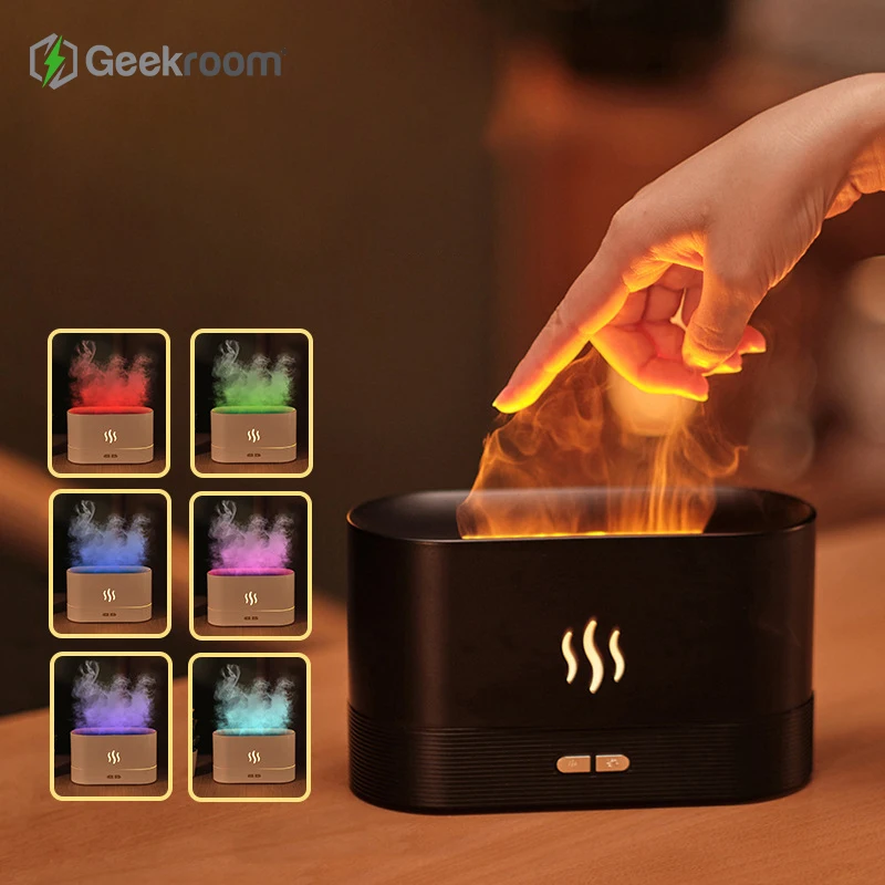 2022 Flame Air Humidifier USB Aroma Diffuser Flame Fire Humidifier Fragrance Mist Maker Essential Oil Difusors for Home
2022 Flame Air Humidifier USB Aroma Diffuser Flame Fire Humidifier Fragrance Mist Maker Essential Oil Difusors for Home