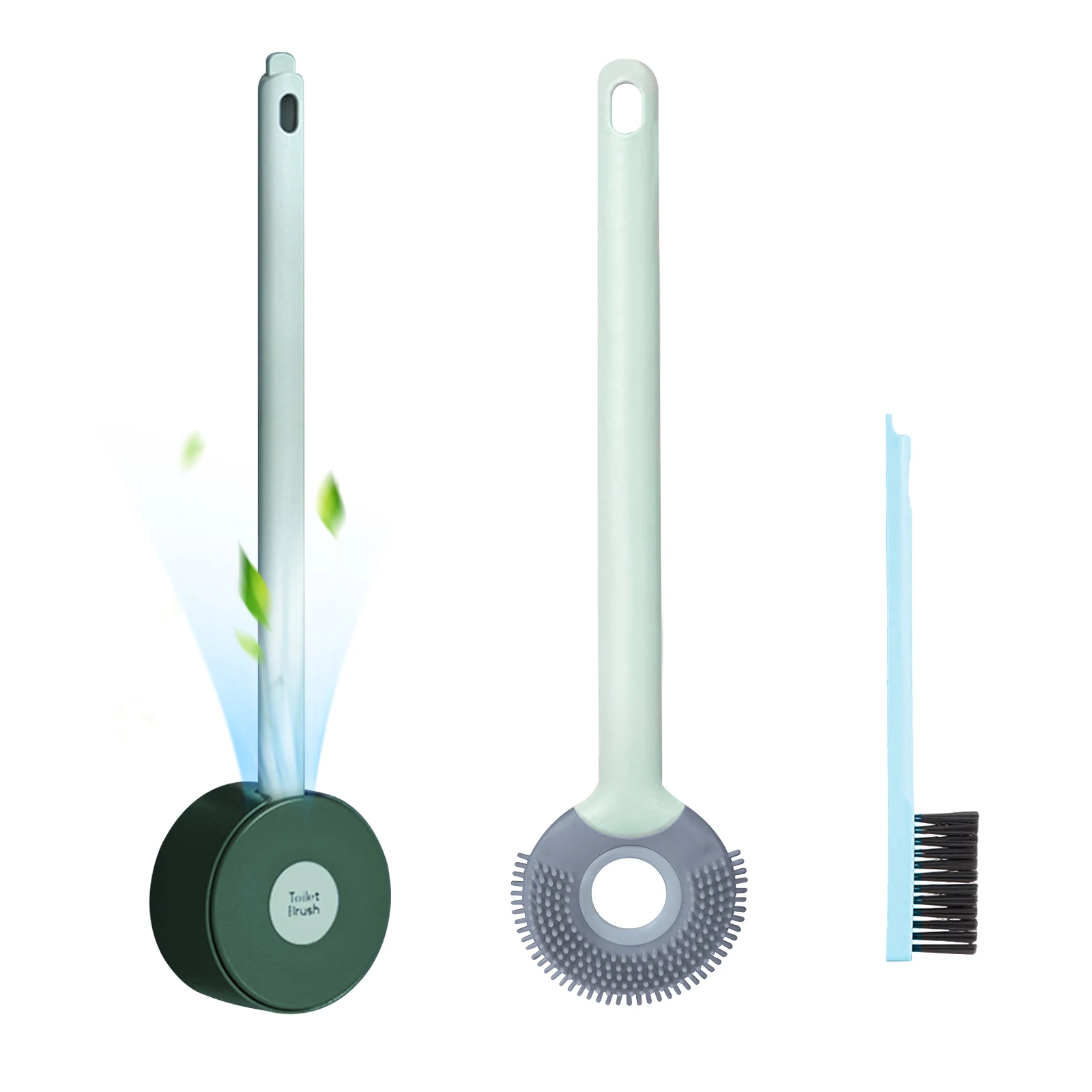 Silicone Toilet Brush & Toilet Brush Holder Soft TPR Cleaning Brush Full Set Flexible Soft Bristles Brush With Quick Drying Hold
Silicone Toilet Brush & Toilet Brush Holder Soft TPR Cleaning Brush Full Set Flexible Soft Bristles Brush With Quick Drying Hold