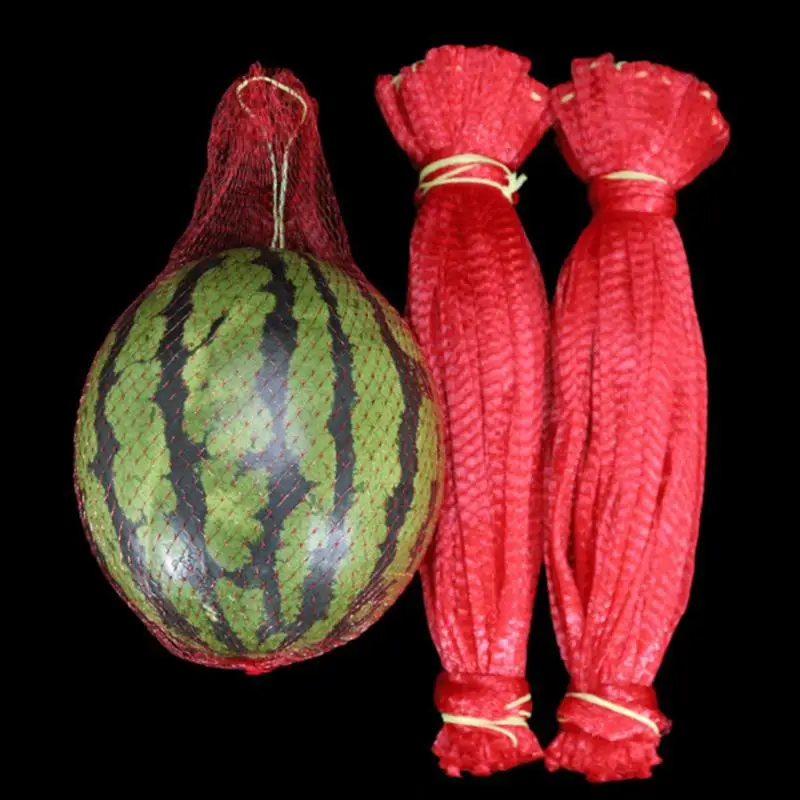 

100 шт. подвесные сетчатые мешки для выращивания арбуза, многоразовые сетчатые мешки, садовые огурцы, сетчатые мешки для выращивания овощей