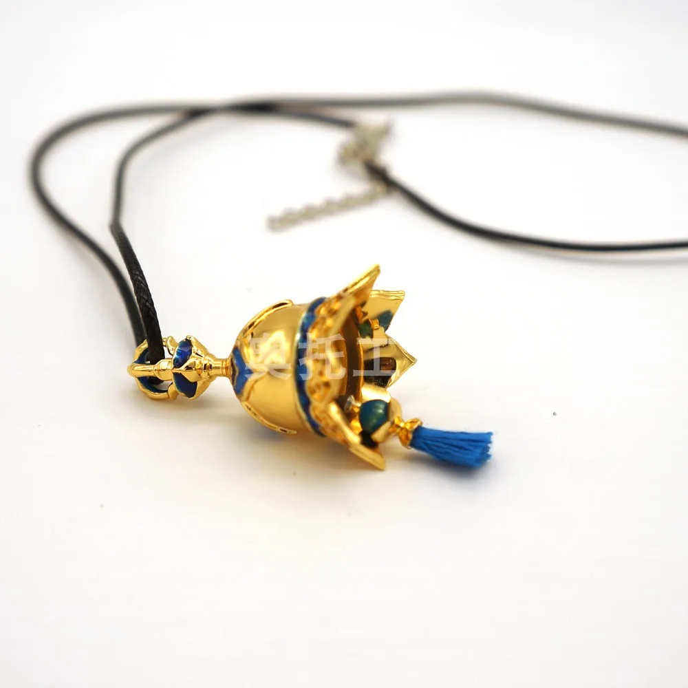 

Necklace Genshin Impact Game Cosplay Wanderer Balladeer Tulaytullah's Remembrance Bell Choker Pendant Props Jewelry Gifts