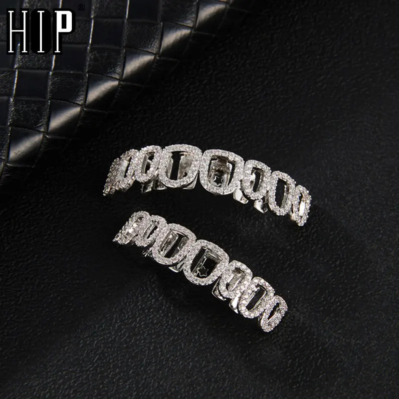 Hip Hop Iced Out Teeth Grillz Cubic Zircon Micro Pave Top & Bottom Charm Grills Set Teeth Caps For Men Women Jewelry
Hip Hop Iced Out Teeth Grillz Cubic Zircon Micro Pave Top & Bottom Charm Grills Set Teeth Caps For Men Women Jewelry