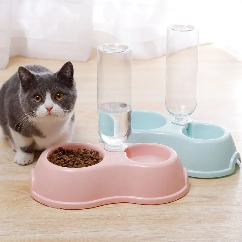 Pet Bowl Feeder Bowl 2 In1 Double Dog Cat Bowls With Automatic Water Bottle Pets Water And Food Bowl Set Pet Supplies
Pet Bowl Feeder Bowl 2 In1 Double Dog Cat Bowls With Automatic Water Bottle Pets Water And Food Bowl Set Pet Supplies