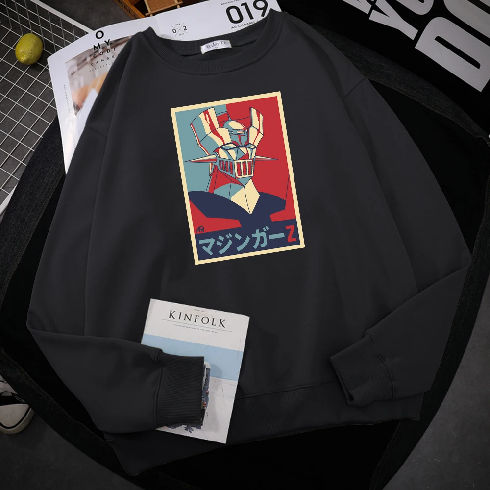 Japan Anime Mazinger Z Printing Hoody Mens Simple Autumn Warm Sweatshirt Street Fit Hooded Hipster Big Size Clothes Woman
Japan Anime Mazinger Z Printing Hoody Mens Simple Autumn Warm Sweatshirt Street Fit Hooded Hipster Big Size Clothes Woman