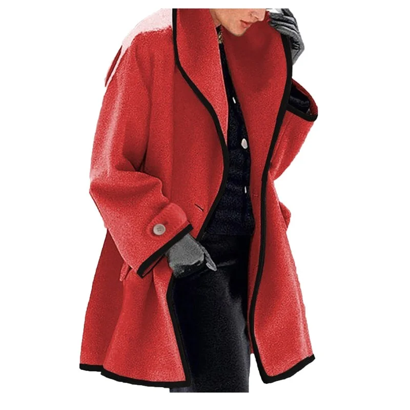 Women's Winter Wool Coat Trench Jackets Casual Solid Fashion Down Jacket 2021 Ladies Warm Slim Long Overcoat Outwear Windbreaker
Women's Winter Wool Coat Trench Jackets Casual Solid Fashion Down Jacket 2021 Ladies Warm Slim Long Overcoat Outwear Windbreaker
