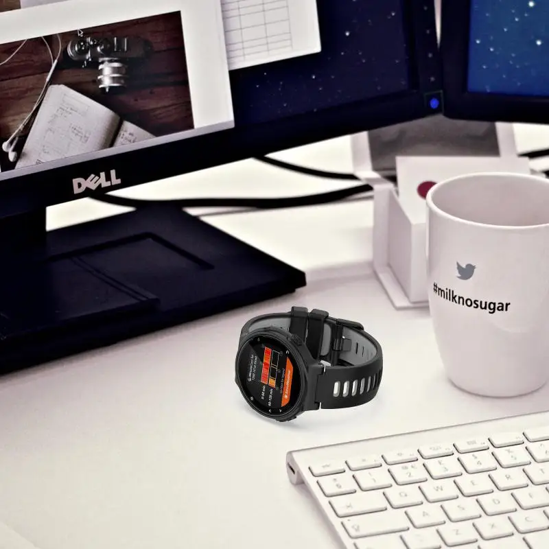 Sweatproof Watch Strap Smart Accessories Waterproof Silicone Wristband Two-color Watchband For Garmin Forerunner Thickened
Sweatproof Watch Strap Smart Accessories Waterproof Silicone Wristband Two-color Watchband For Garmin Forerunner Thickened
