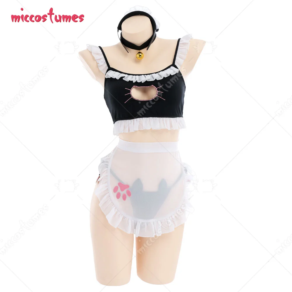 Woman Cat Girl Maid Style Lingeries Cosplay Costume Outfit with Apron Necklace Headband
Woman Cat Girl Maid Style Lingeries Cosplay Costume Outfit with Apron Necklace Headband