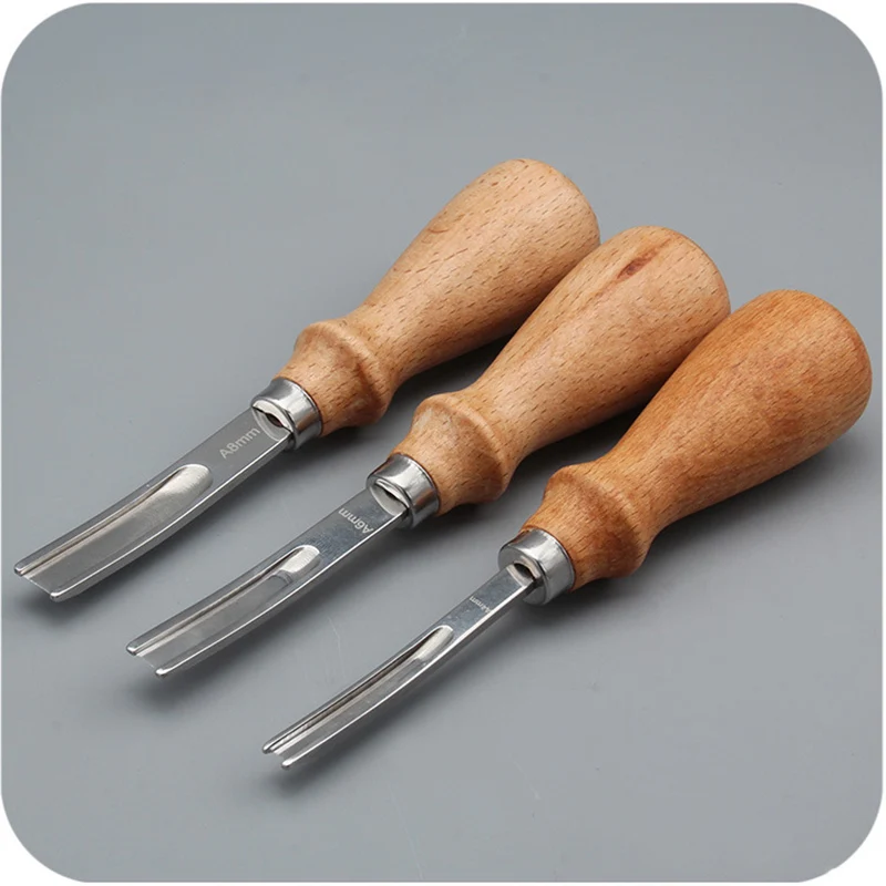 3 Size 4mm 6mm 8mm Leather Craft Edge Beveler DIY Skiving Beveling Knife Cutting Trimming Tools with Wood Handle
3 Size 4mm 6mm 8mm Leather Craft Edge Beveler DIY Skiving Beveling Knife Cutting Trimming Tools with Wood Handle