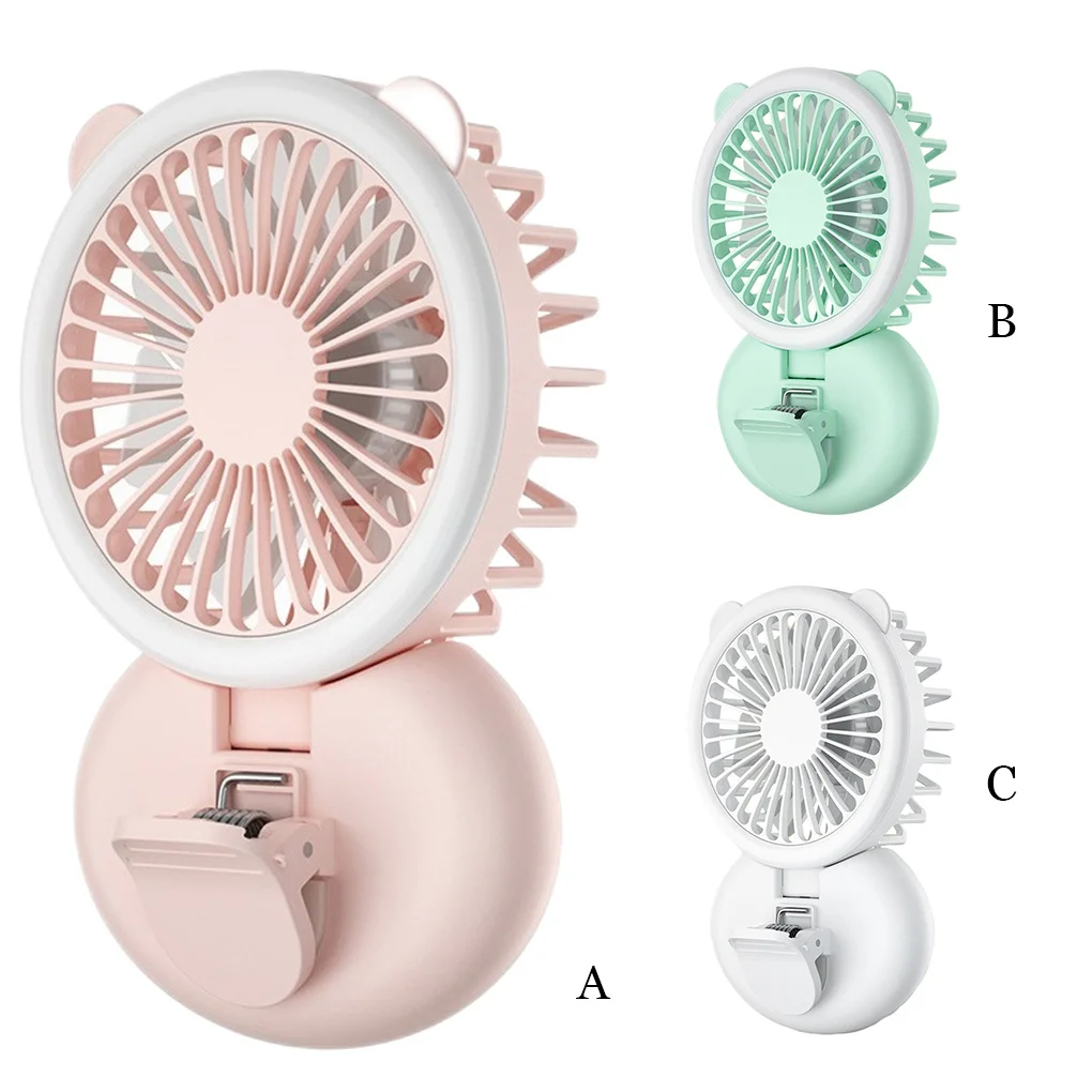 5V/1A Handy Travel Necklace Fan USB Rechargeable Silent Fans with Folding Clip Desktop Cooler with Night Light Office Outdoor 
5V/1A Handy Travel Necklace Fan USB Rechargeable Silent Fans with Folding Clip Desktop Cooler with Night Light Office Outdoor