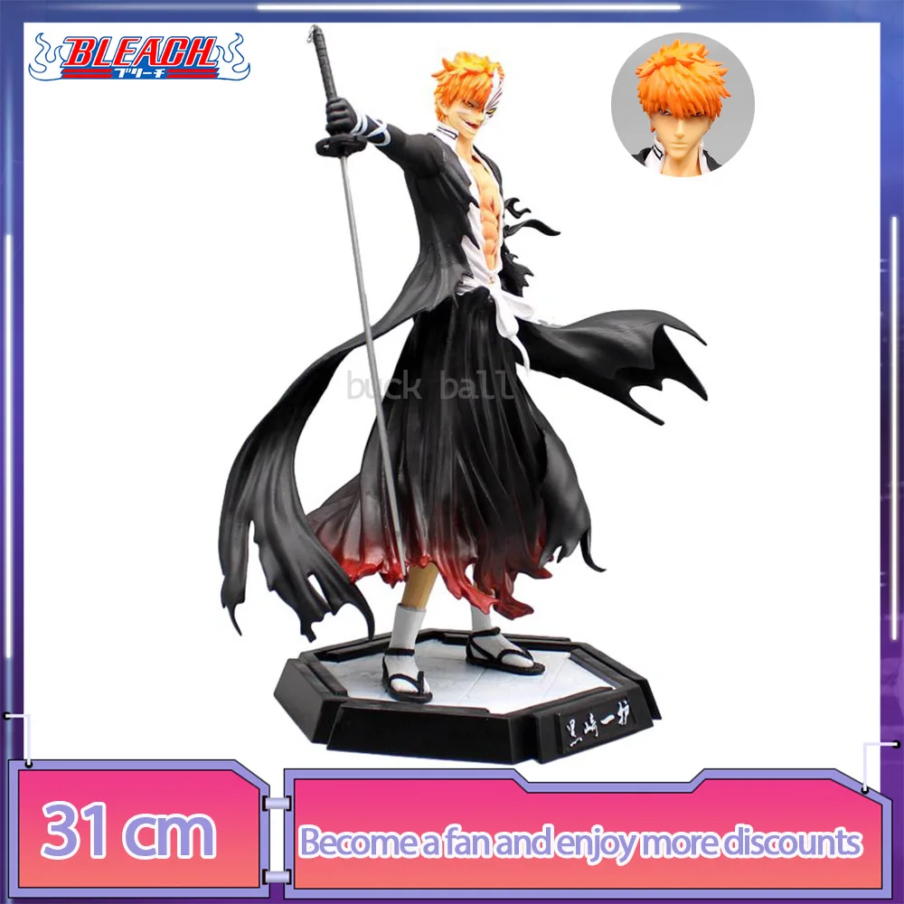 Bleach Kurosaki Figure With 2 Heads 31cm Gk Ichigo Figurine Anime Pvc Action Figure Collectible Model Toy For Children Gifts
Bleach Kurosaki Figure With 2 Heads 31cm Gk Ichigo Figurine Anime Pvc Action Figure Collectible Model Toy For Children Gifts