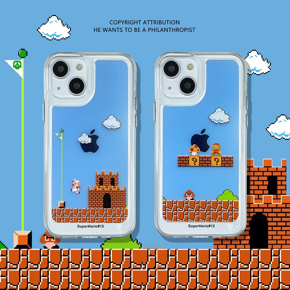 Cartoon Super Mario Bros Game Cool Case for iPhone Xr X Xs Max Ins Korean Transparent Silicone Cover for iPhone 11 12 13 Pro Max
Cartoon Super Mario Bros Game Cool Case for iPhone Xr X Xs Max Ins Korean Transparent Silicone Cover for iPhone 11 12 13 Pro Max