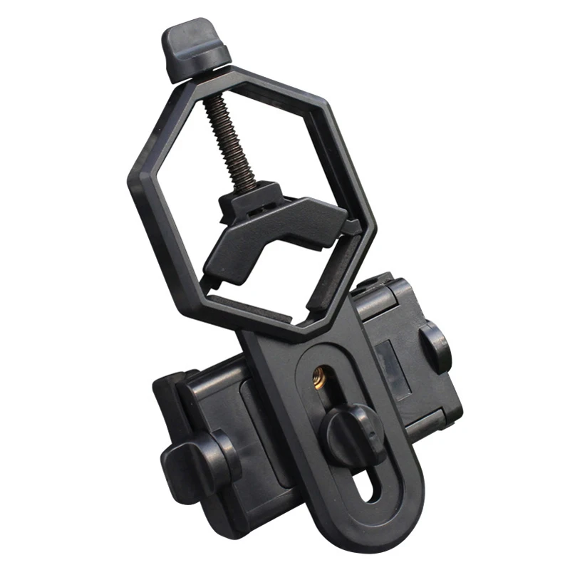 Black Adjustable Plastic Cellphone Adapter Mount Microscope Spotting Scope Telescope Clip Bracket Phone Stand Holder
Black Adjustable Plastic Cellphone Adapter Mount Microscope Spotting Scope Telescope Clip Bracket Phone Stand Holder
