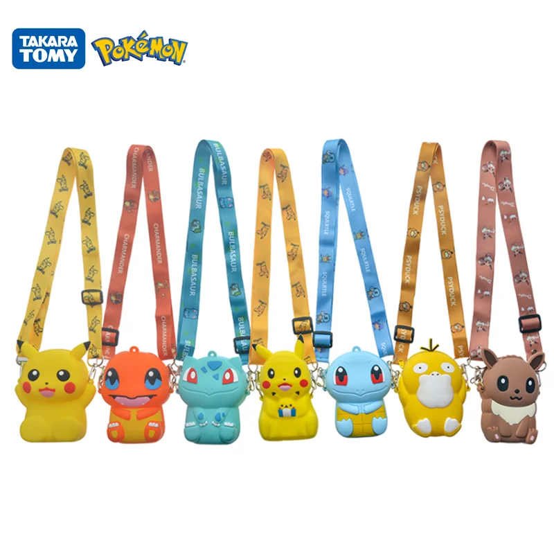 2022 New Pokemon Pikachu Silicone Coin Purse Cartoon Messenger Bag Cute Fashion Anime Figure Shoulder Bag Toy For Children Gifts
2022 New Pokemon Pikachu Silicone Coin Purse Cartoon Messenger Bag Cute Fashion Anime Figure Shoulder Bag Toy For Children Gifts