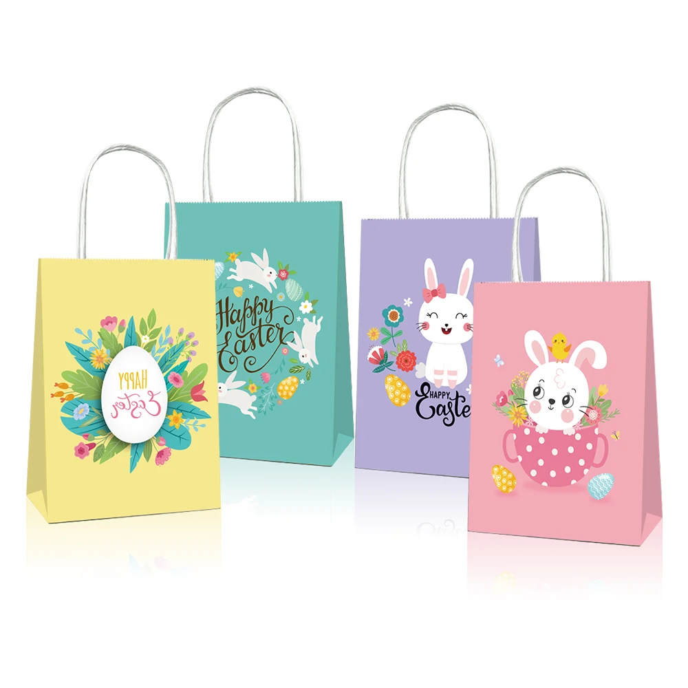 BD030 12Pcs Christian Happy Easter Day Festival Cartoon Rabbits Eggs Party Packing Tote Paper Gift Bags Easter Party Decorations
BD030 12Pcs Christian Happy Easter Day Festival Cartoon Rabbits Eggs Party Packing Tote Paper Gift Bags Easter Party Decorations