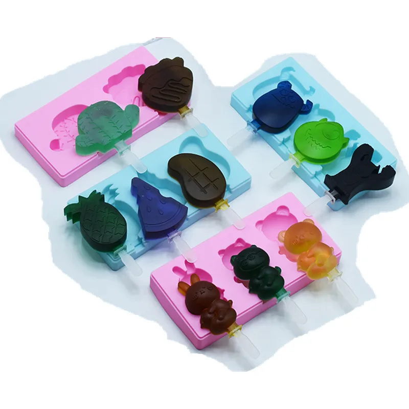 1 set Food Grade Silicone Ice Cream Mold with Lid and Plastic Stick Ice Cream /Popsicle Maker Monster/Cactus Shaped For Kids
1 set Food Grade Silicone Ice Cream Mold with Lid and Plastic Stick Ice Cream /Popsicle Maker Monster/Cactus Shaped For Kids