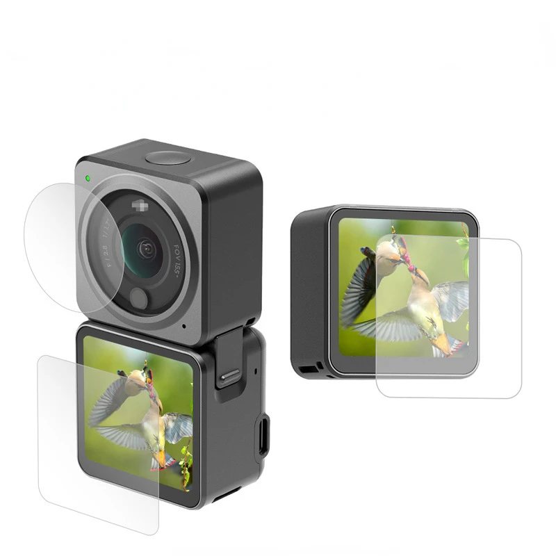 3pcs Tempered Film Sports Camera Lens Steel Protective Film Anti-Scratch Accessories HD for DJI Dajiang Action 2
3pcs Tempered Film Sports Camera Lens Steel Protective Film Anti-Scratch Accessories HD for DJI Dajiang Action 2