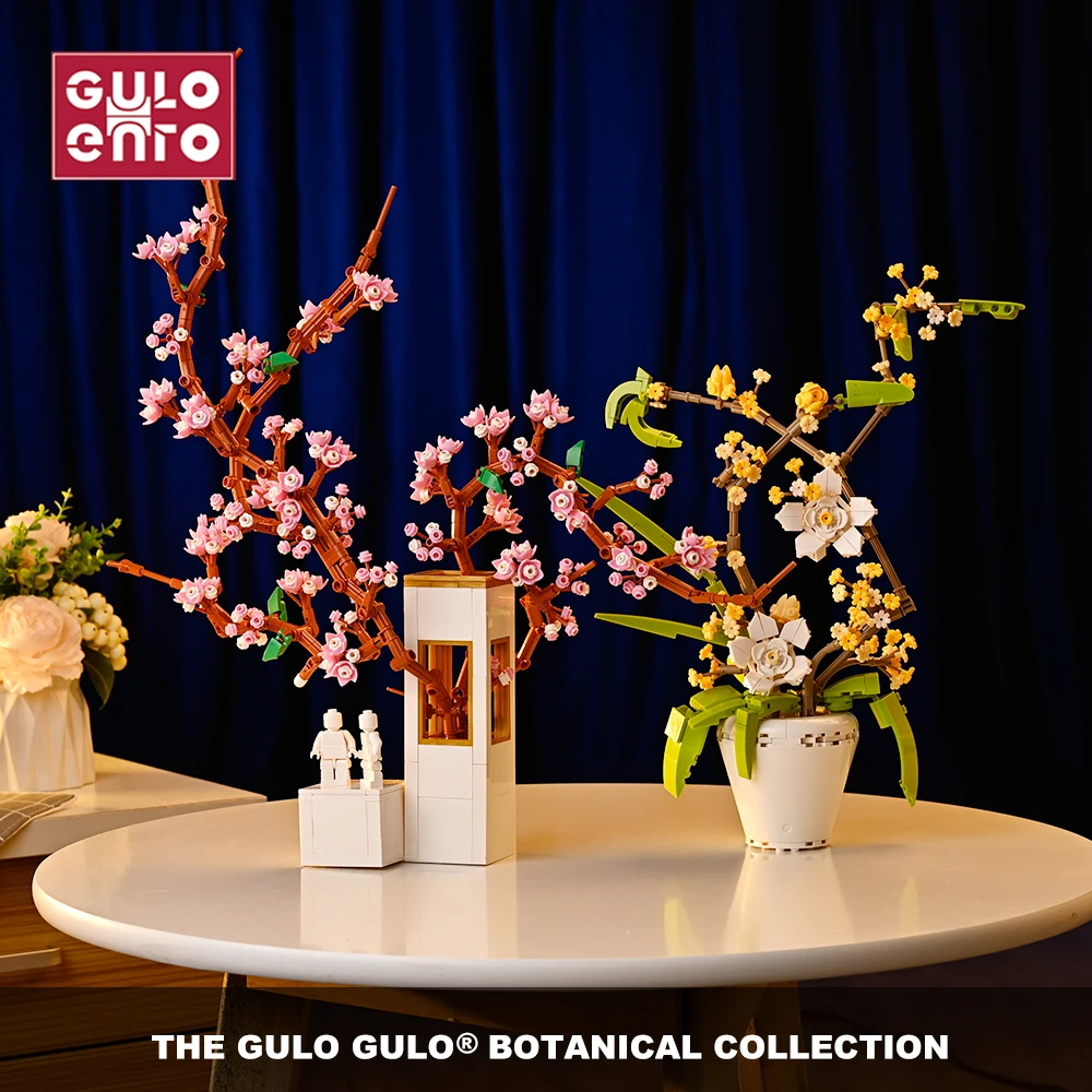Sakura Osmanthus Flower Bouquets Plants Building Blocks With Vase Bricks Home Decoration DIY Model Gifts For Kids Girls Friends
Sakura Osmanthus Flower Bouquets Plants Building Blocks With Vase Bricks Home Decoration DIY Model Gifts For Kids Girls Friends