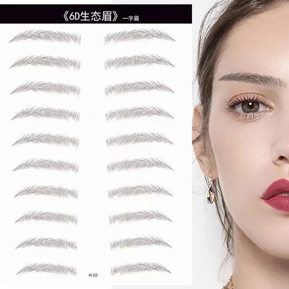 6D Eyebrow Tattoos Stickers Eyebrow Water Transfers Stickers Hair-Like Waterproof Eyebrow Stickers for Brow Grooming Shapin V5Q4
6D Eyebrow Tattoos Stickers Eyebrow Water Transfers Stickers Hair-Like Waterproof Eyebrow Stickers for Brow Grooming Shapin V5Q4