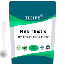 100% Organic Milk Thistle,Silybum Marianum,80% Silymarin