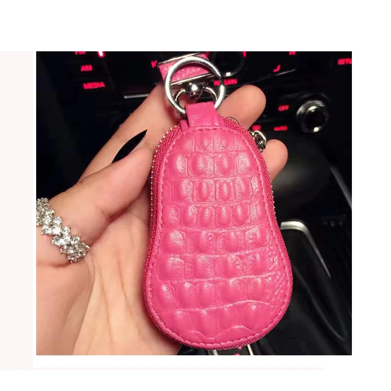 Wholesale women girls cute hot pink pu leather car key pouch men alligator crocodile pattern car key bag
Wholesale women girls cute hot pink pu leather car key pouch men alligator crocodile pattern car key bag