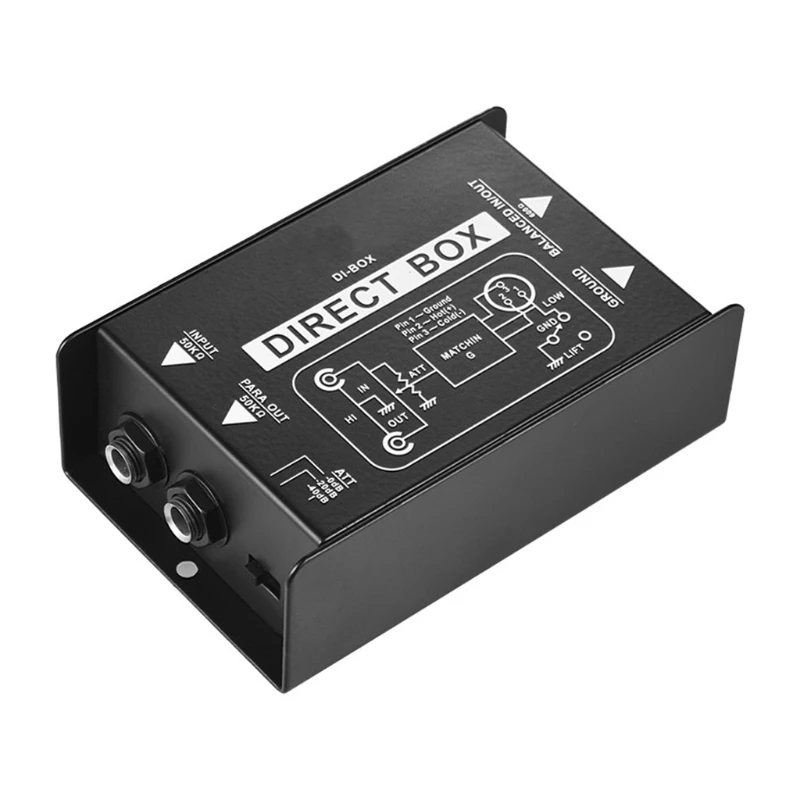 Professional DIRECT BOX Single Channel Passive DI-Box Direct Injection Box Balanced & Unbalance Signal Drop Shipping
Professional DIRECT BOX Single Channel Passive DI-Box Direct Injection Box Balanced & Unbalance Signal Drop Shipping