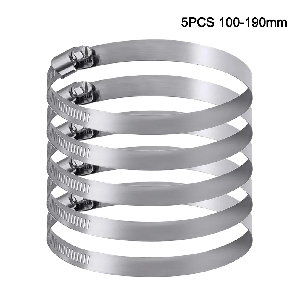 5pcs Hose Clip Spare Parts Stainless Steel Adjustable Bathroom Ducting Clamps Large Size Metal Accessories Brand New
5pcs Hose Clip Spare Parts Stainless Steel Adjustable Bathroom Ducting Clamps Large Size Metal Accessories Brand New