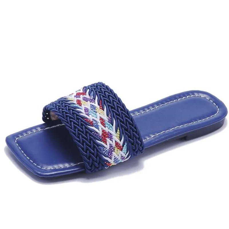 Сандалии женские на плоской подошве, пляжные шлепанцы, плетеные, повседневная обувь, 2022
Сандалии женские на плоской подошве, пляжные шлепанцы, плетеные, повседневная обувь, 2022