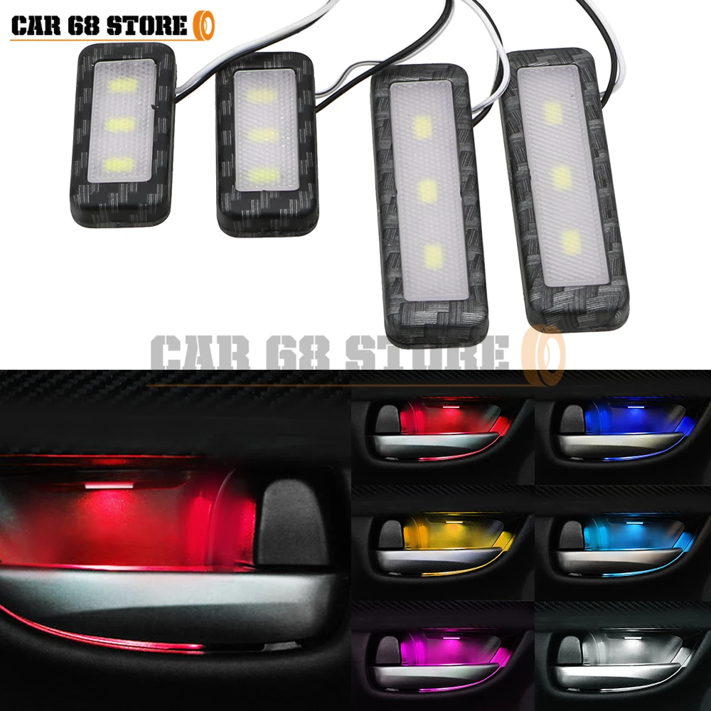 Armrest Interior Door Handle Lighting Car Styling LED Car Inner Bowl Light Universal Auto Atmosphere Lamp Decorative Lights
Armrest Interior Door Handle Lighting Car Styling LED Car Inner Bowl Light Universal Auto Atmosphere Lamp Decorative Lights