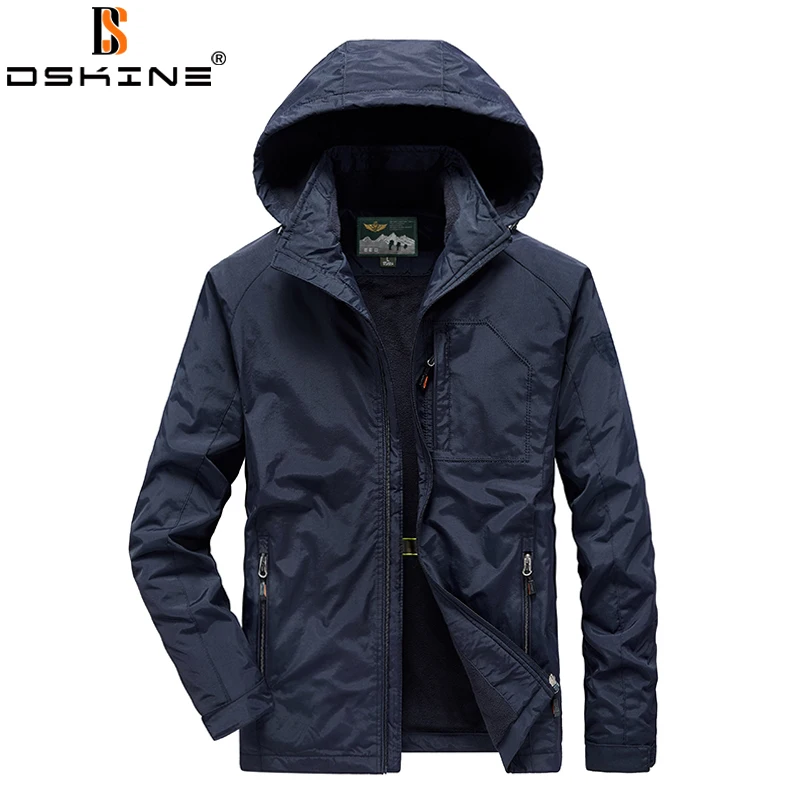 Mens Winter Plus Velvet Thickening Pockets Parka Jacket Autumn Casual Fashion Detachable Hooded Pure Windproof Jacket Coat Men
Mens Winter Plus Velvet Thickening Pockets Parka Jacket Autumn Casual Fashion Detachable Hooded Pure Windproof Jacket Coat Men