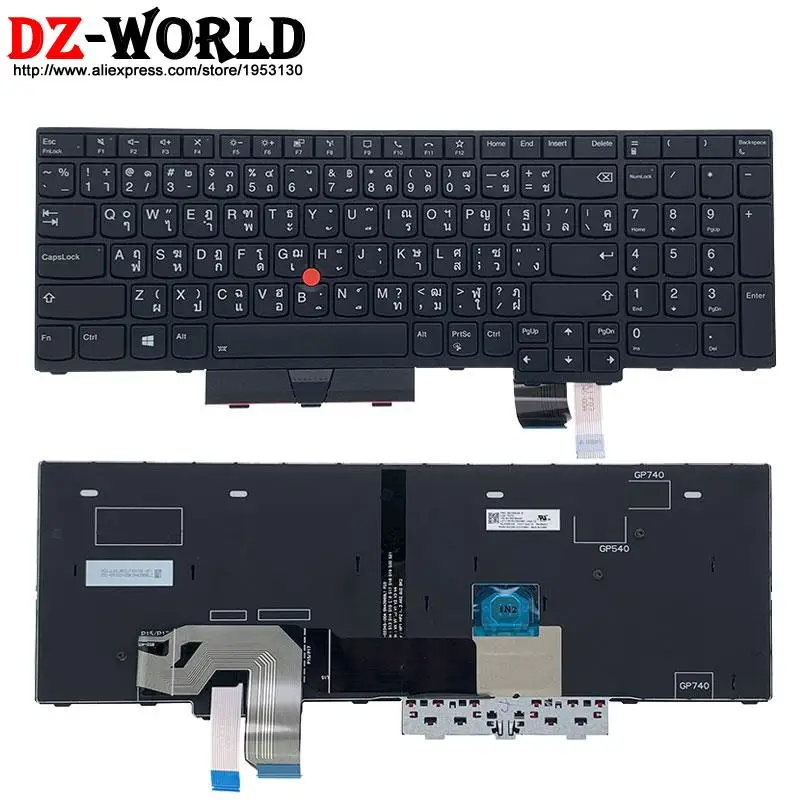 New Original TH Thai Backlit Keyboard for Lenovo Thinkpad T15g P15 P17 Gen2 Laptop 5N21B44431 5N21B44394 5N21B44357
New Original TH Thai Backlit Keyboard for Lenovo Thinkpad T15g P15 P17 Gen2 Laptop 5N21B44431 5N21B44394 5N21B44357