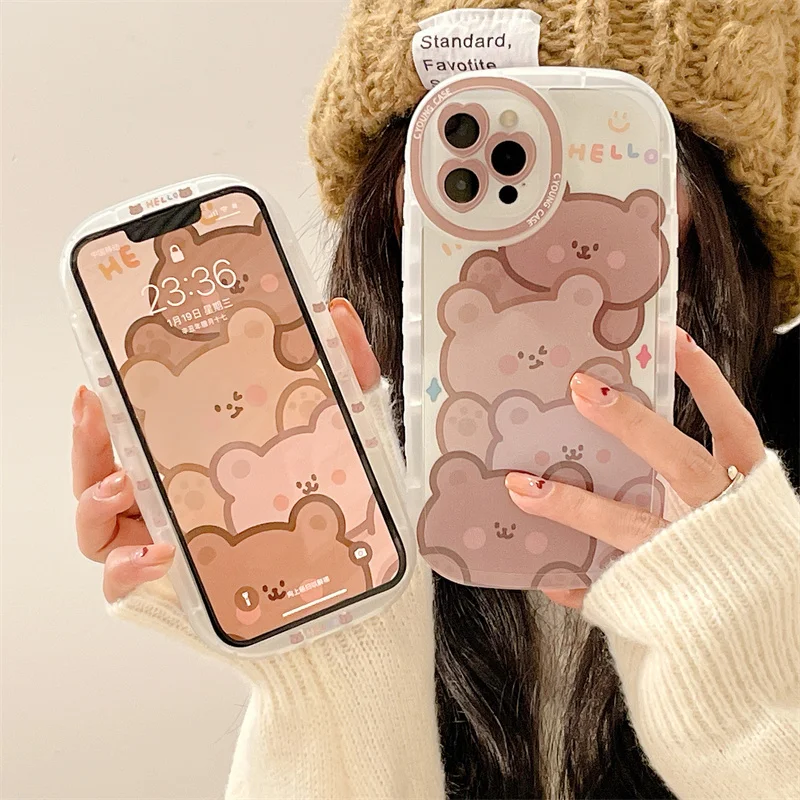iPhone Case Love Heart Lens protection Shockproof Cartoon Stacking Bear For iPhone13 12 11 Promax XS XR XMAX Transparent Case
iPhone Case Love Heart Lens protection Shockproof Cartoon Stacking Bear For iPhone13 12 11 Promax XS XR XMAX Transparent Case