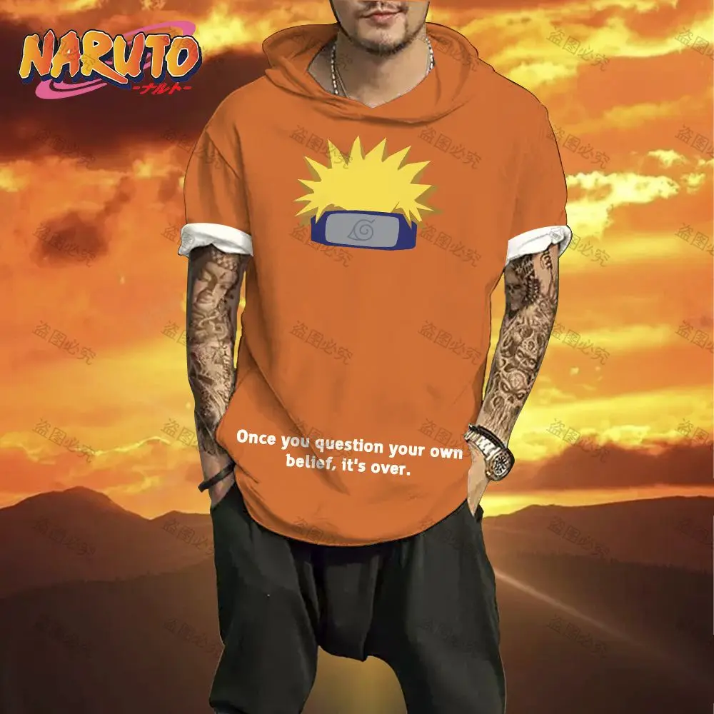 Short Sleeve Hooded Shirt Men Men's T-shirt Naruto Clothing New Y2k Streetwear Trapstars Oversized T-shirts Hip Hop Trend Ninja
Short Sleeve Hooded Shirt Men Men's T-shirt Naruto Clothing New Y2k Streetwear Trapstars Oversized T-shirts Hip Hop Trend Ninja