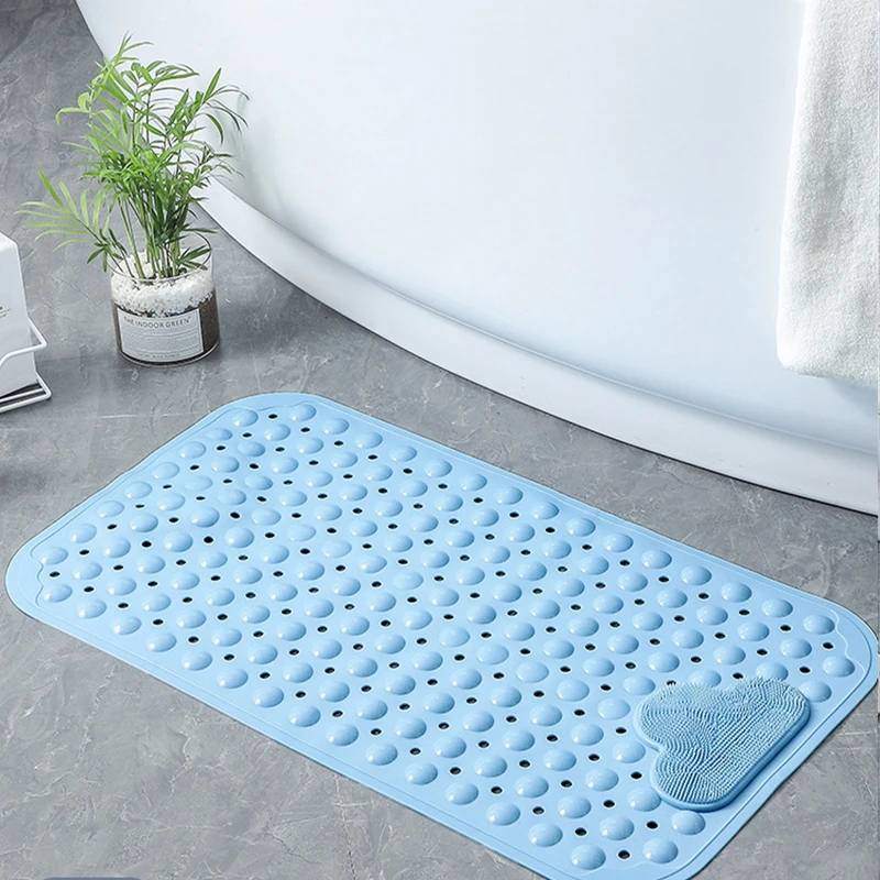 40x70cm Rectangle Anti-skid Bath Mats Soft Shower Massage Mat Suction Cup Design Non-slip Bathtub Carpet Bathroom Supplies
40x70cm Rectangle Anti-skid Bath Mats Soft Shower Massage Mat Suction Cup Design Non-slip Bathtub Carpet Bathroom Supplies