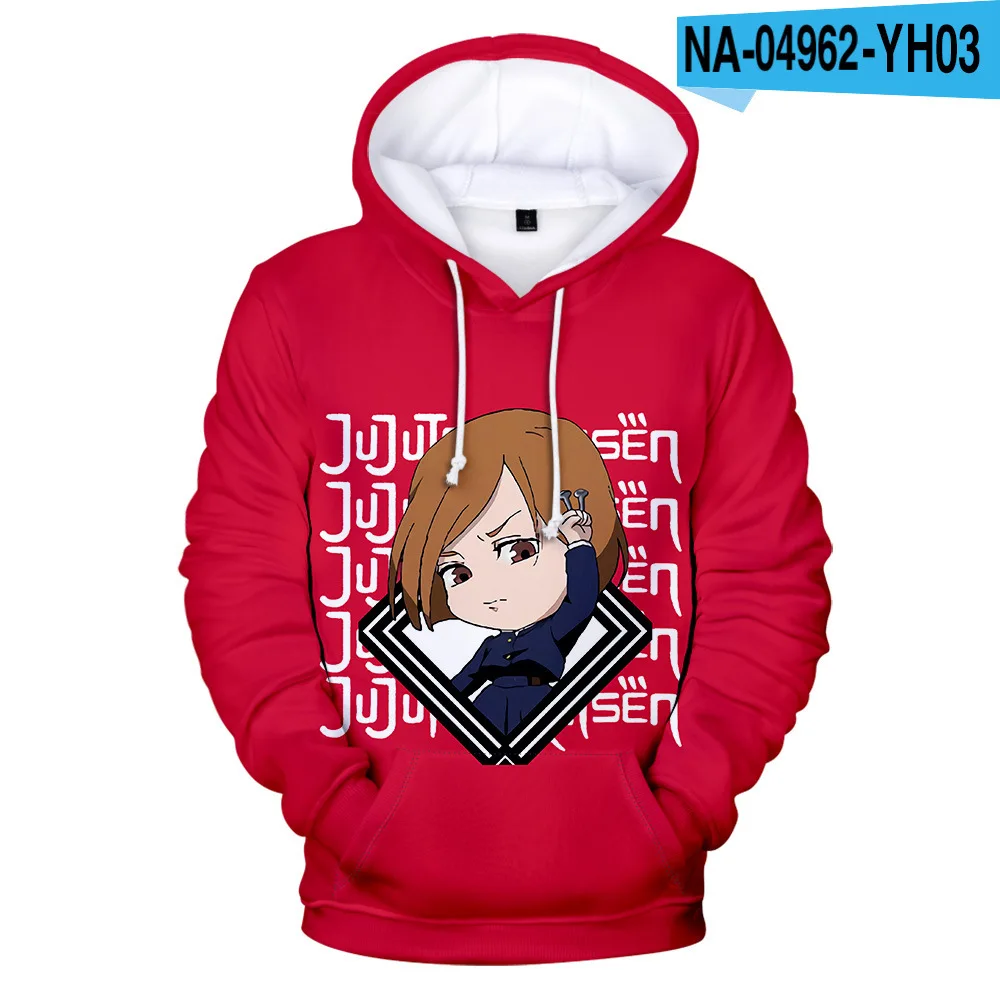 2022 Men Women Comics Anime Jujutsu Kaisen 3D Hoodie Unisex Long Sleeve Sweatshirt Pullover Oversized Streetwear Kids Tops
2022 Men Women Comics Anime Jujutsu Kaisen 3D Hoodie Unisex Long Sleeve Sweatshirt Pullover Oversized Streetwear Kids Tops