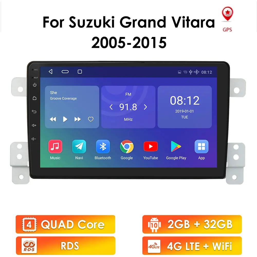 Автомагнитола 9 дюймов, 1080P HD, Android 10, для SUZUKI GRAND VITARA 2005-2015, радио, аудио, Автомобильный GPS, мультимедийный плеер, 2DIN, Dvd-плеер, BT, Wi-Fi
Автомагнитола 9 дюймов, 1080P HD, Android 10, для SUZUKI GRAND VITARA 2005-2015, радио, аудио, Автомобильный GPS, мультимедийный плеер, 2DIN, Dvd-плеер, BT, Wi-Fi