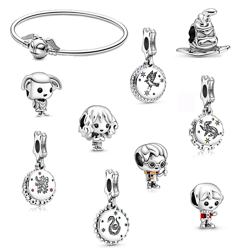 Harry Potter Charms 925 Sterling Silver Love Forever Heart Charms fits Pandora Plata De Ley 925 Silver Bracelet DIY Jewelry Gift
Harry Potter Charms 925 Sterling Silver Love Forever Heart Charms fits Pandora Plata De Ley 925 Silver Bracelet DIY Jewelry Gift