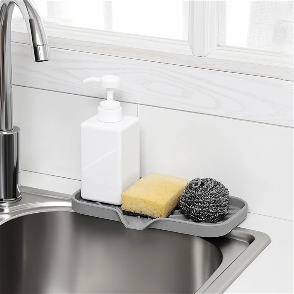Silicone Drain Mat Dishwashing Sponge Drying Pad Hanging Storage Holder Rack Sink Shelf Drain Rack Kitchen Accessories
Silicone Drain Mat Dishwashing Sponge Drying Pad Hanging Storage Holder Rack Sink Shelf Drain Rack Kitchen Accessories