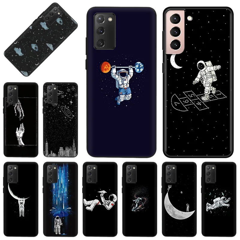 Phone Case for Samsung Galaxy S22 Ultra S21 S20 S10 Plus FE 5G E Note 10 Lite 9 8 Universe Space Moon Astronaut Soft Black Cover
Phone Case for Samsung Galaxy S22 Ultra S21 S20 S10 Plus FE 5G E Note 10 Lite 9 8 Universe Space Moon Astronaut Soft Black Cover