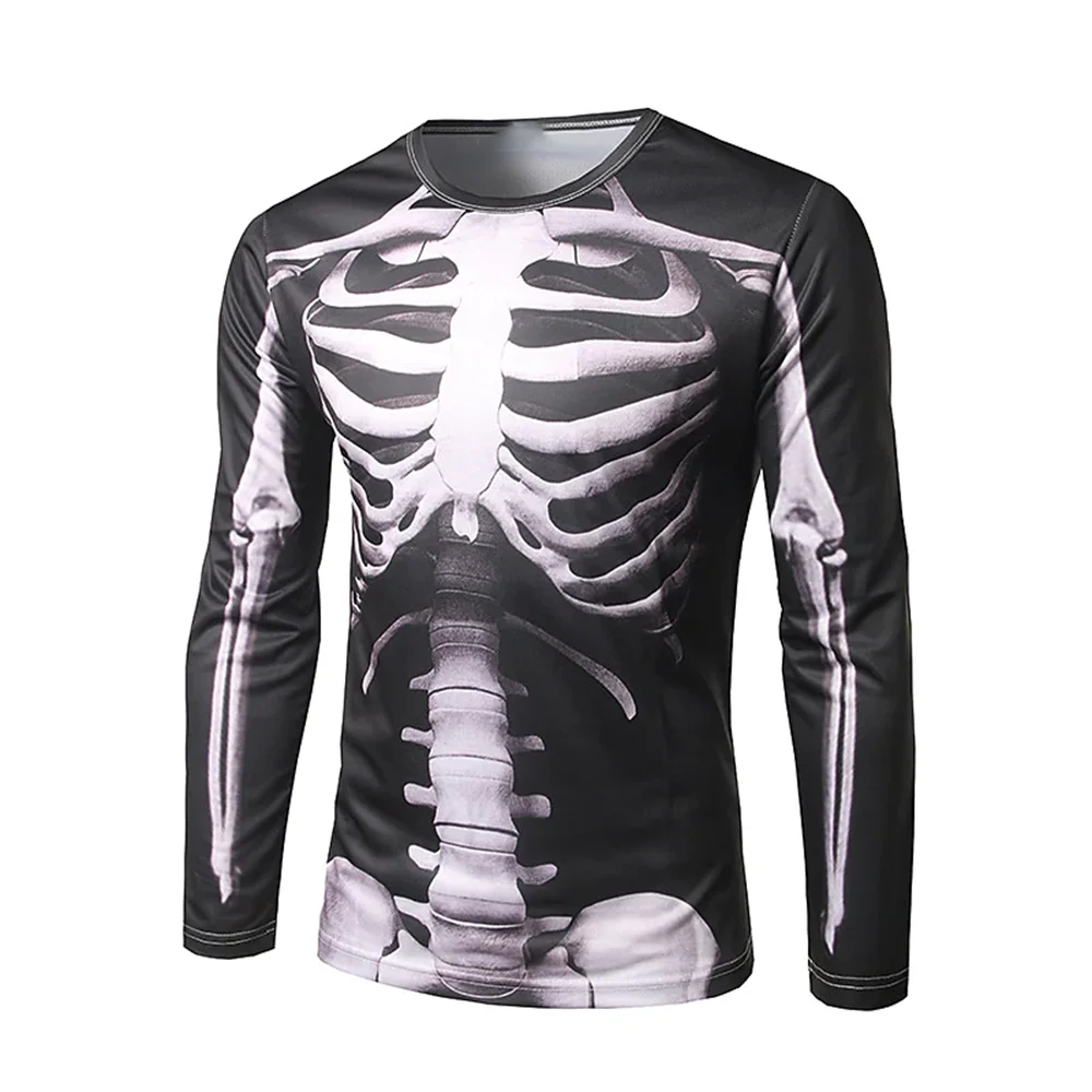 New Halloween Costume Skull Print T-shirt Vintage Pattern Top Horror Harajuku Extra Large T-shirt Long Sleeve Fun Pullover
New Halloween Costume Skull Print T-shirt Vintage Pattern Top Horror Harajuku Extra Large T-shirt Long Sleeve Fun Pullover