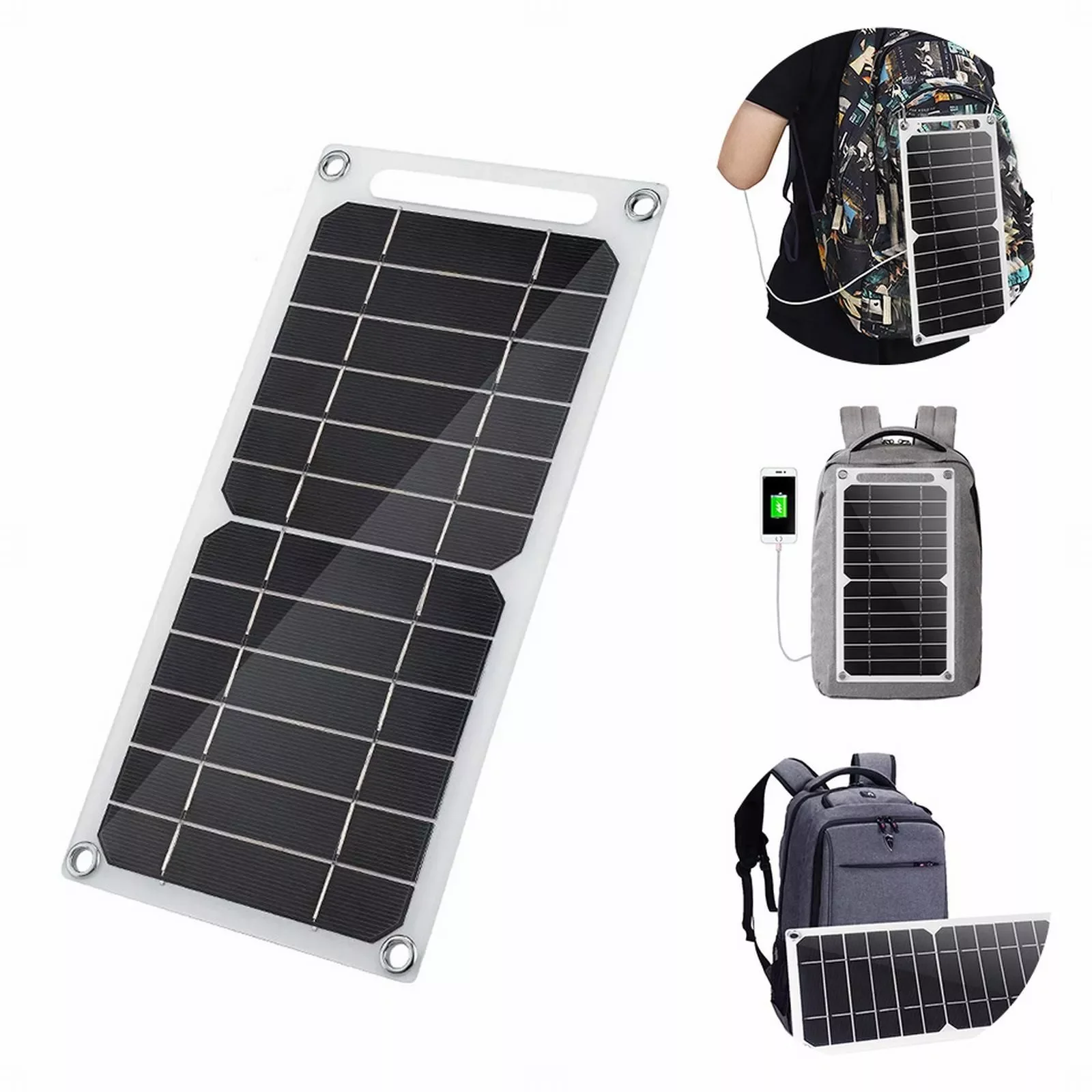 NEW Solar Chargers for Laptops 6W Solar Panel 5V Polysilicon Dual USB Flexible Portable Outdoor Solar Wireless Magnetic Power Ba
NEW Solar Chargers for Laptops 6W Solar Panel 5V Polysilicon Dual USB Flexible Portable Outdoor Solar Wireless Magnetic Power Ba