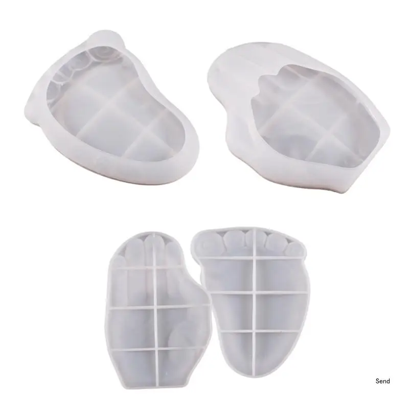 Прочная силиконовая форма для изготовления прозрачной резиновой формы для ног/формы для подноса в форме руки
Прочная силиконовая форма для изготовления прозрачной резиновой формы для ног/формы для подноса в форме руки
