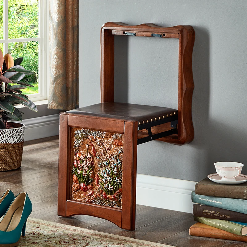 Складной стул для обуви, дверь из массива дерева, настенный подвесной Невидимый креативный Телескопический настенный коридор, подвесная на... 
Складной стул для обуви, дверь из массива дерева, настенный подвесной Невидимый креативный Телескопический настенный коридор, подвесная на...