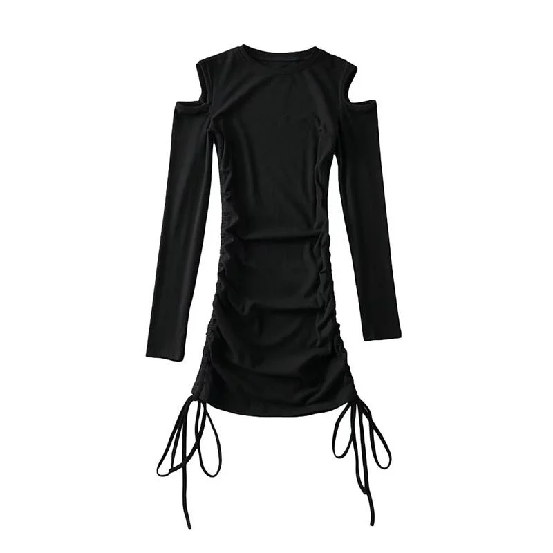 Women Long Sleeve Dress Sexy Short Dress Fashion Girl Robe Solid Basic Dresses Bottoming Split Female Women Clothing Vestidos
Women Long Sleeve Dress Sexy Short Dress Fashion Girl Robe Solid Basic Dresses Bottoming Split Female Women Clothing Vestidos