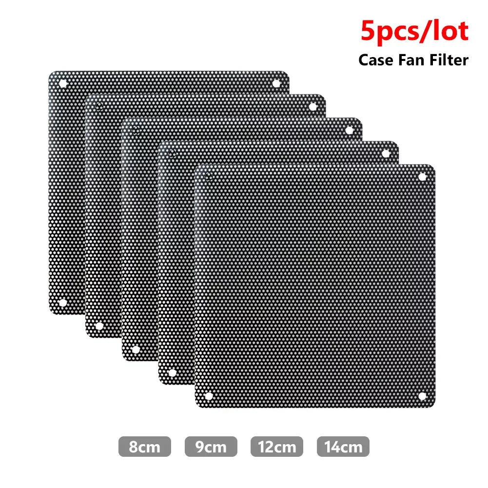 5PCS 80mm 90mm 120mm 140mm Cuttable Black PVC PC Fan Dust Filter Dustproof Case Computer Mesh Cooling Ultra Fine Dustproof Cover
5PCS 80mm 90mm 120mm 140mm Cuttable Black PVC PC Fan Dust Filter Dustproof Case Computer Mesh Cooling Ultra Fine Dustproof Cover