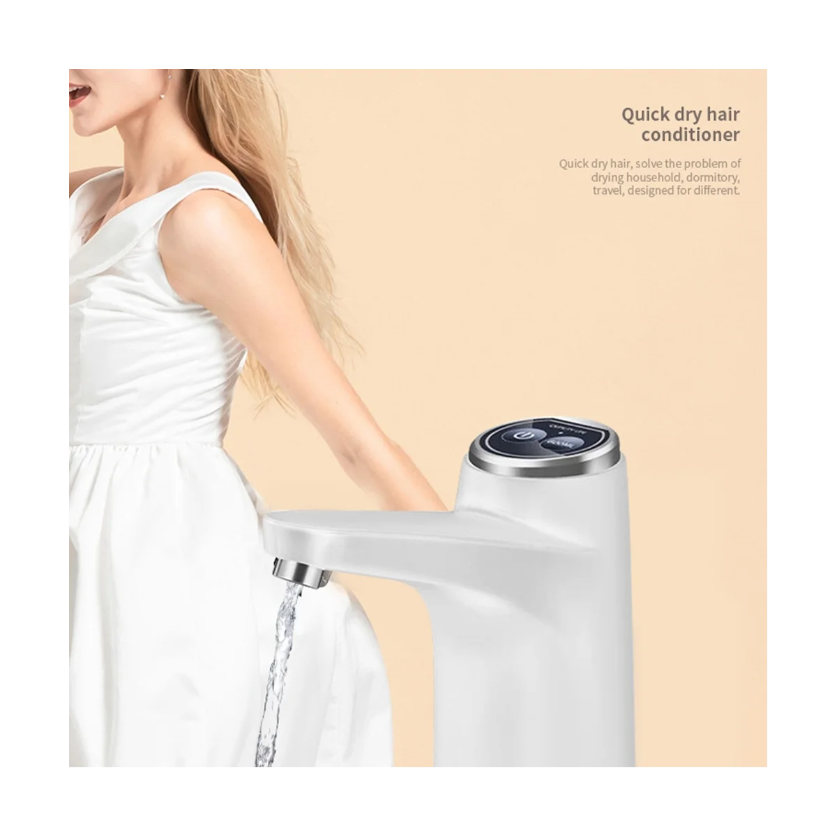 Smart Water Dispenser Electric Water Bottles Pump USB Charge Portable for Kitchen Office Outdoor Drink Dispenser-B
Smart Water Dispenser Electric Water Bottles Pump USB Charge Portable for Kitchen Office Outdoor Drink Dispenser-B